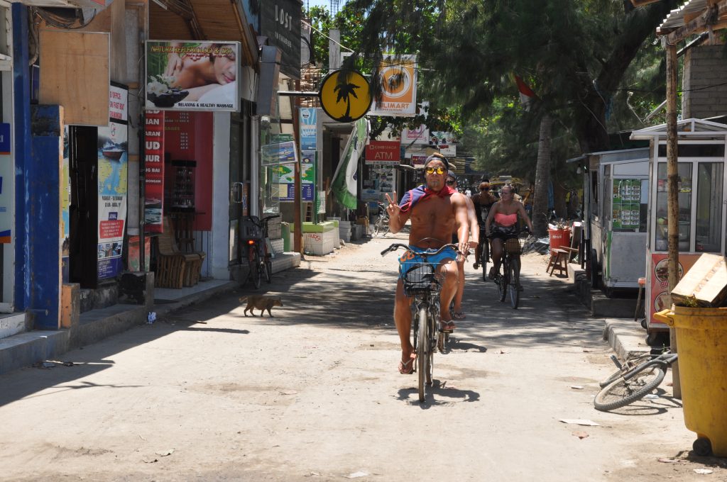 Bike around Gili Islands